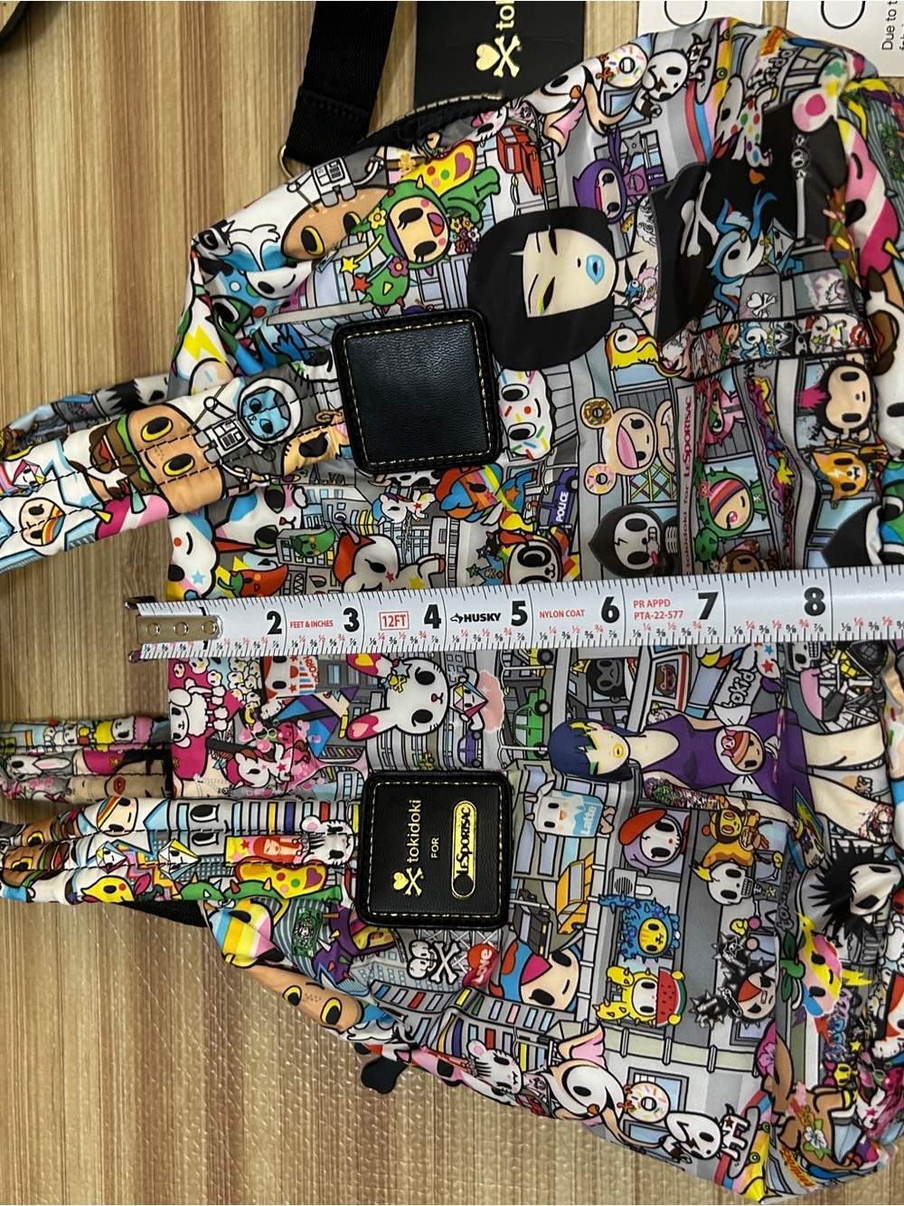 tokidoki for LeSportsac Parigina Tokidopoli Satchel Bag 3286 P510 - Picture 15 of 16